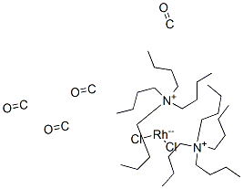 tetrabutylammonium dicarbonyldichlororhodate  化学構造式