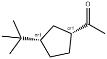 Ethanone, 1-[3-(1,1-dimethylethyl)cyclopentyl]-, cis- (9CI),145930-04-7,结构式