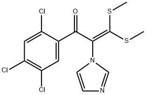 2-Propen-1-one,  2-(1H-imidazol-1-yl)-3,3-bis(methylthio)-1-(2,4,5-trichlorophenyl)-|