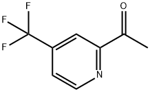 1-[4-(TRIFLUOROMETHYL)PYRIDIN-2-YL]ETHANONE Structure