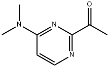 Ethanone, 1-[4-(dimethylamino)-2-pyrimidinyl]- (9CI) 化学構造式