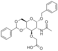 Benzyl2-acetamido-4,6-O-benzylidene-3-O-(carboxymethyl)-2-deoxy-a-D-glucopyranoside