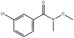 3-CHLORO-N-METHOXY-N-METHYLBENZAMIDE Struktur