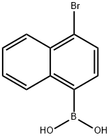 4-溴-1-萘基硼酸,145965-14-6,结构式