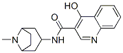 N-(8-methyl-8-azabicyclo(3.2.1)oct-3-yl)-4-hydroxy-3-quinolinecarboxamide Structure