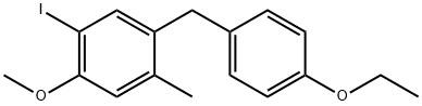 1-碘-5[(4-乙氧基苯基)甲基]-2-甲氧基-4-甲基苯,1459754-49-4,结构式