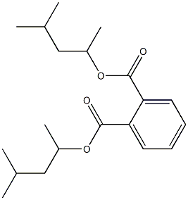 邻苯二甲酸双-4-甲基-2-戊酯 结构式