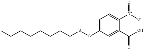 n-octyl-5-dithio-2-nitrobenzoic acid 结构式