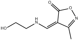 5(4H)-Isoxazolone,4-[[(2-hydroxyethyl)amino]methylene]-3-methyl-,(Z)-(9CI) Struktur