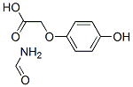 azane, formaldehyde, 2-(4-hydroxyphenoxy)acetic acid 结构式