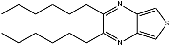 2,3-二己基噻吩并[3,4-B]吡嗪 结构式