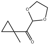 Methanone,  1,3-dioxolan-2-yl-(1-methylcyclopropyl)-  (9CI) 结构式