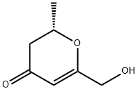 4H-Pyran-4-one, 2,3-dihydro-6-(hydroxymethyl)-2-methyl-, (2S)- (9CI) Structure