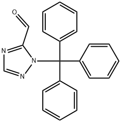 1-TRITYL-1H-1,2,4-TRIAZOLE-5-CARBALDEHYDE,146097-08-7,结构式