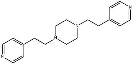 1,4-Bis[2-(4-pyridyl)ethyl]piperazine,14612-98-7,结构式