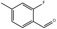 2-フルオロ-4-メチルベンズアルデヒド 化学構造式