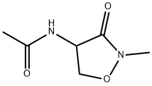 N-(2-Methyl-3-oxoisoxazolidin-4-yl)acetamide 结构式