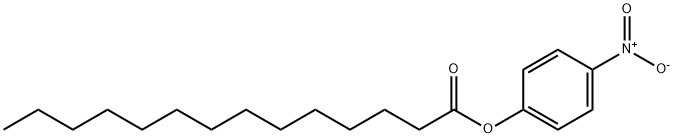 ミリスチン酸4-ニトロフェニル 化学構造式