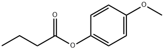 ブタン酸4-メトキシフェニル 化学構造式