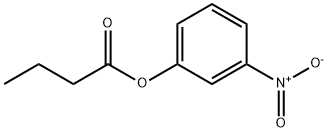 Butanoic acid m-nitrophenyl ester Struktur