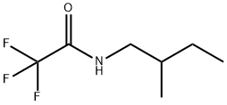 N-(2-メチルブチル)トリフルオロアセトアミド 化学構造式