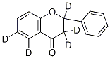 Flavanone-d5 化学構造式