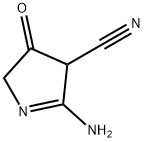 2H-Pyrrole-4-carbonitrile,5-amino-3,4-dihydro-3-oxo-(9CI) 结构式