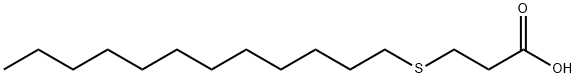 3-(dodecylthio)propionic acid Structure