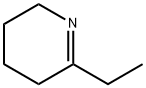 2-ethyl-3,4,5,6-tetrahydropyridine 化学構造式