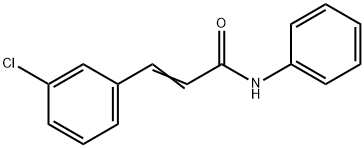 (E)-3-(3-CHLOROPHENYL)-N-PHENYLACRYLAMIDE Structure