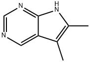 14623-26-8 7H-Pyrrolo[2,3-d]pyrimidine, 5,6-dimethyl- (8CI)