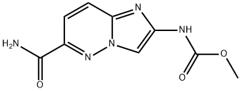 midazo[1,2-b]pyridazine, carbamic acid deriv 化学構造式