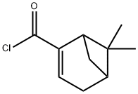 Bicyclo[3.1.1]hept-2-ene-2-carbonyl chloride, 6,6-dimethyl- (9CI) Structure