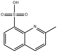 8-Quinolinesulfonic  acid,  2-methyl- Structure