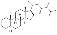 (20R,23R,24R)-5α-ジノステラン 化学構造式