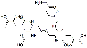 glutathione glycylmethyl ester Structure