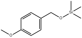 (p-メトキシベンジルオキシ)トリメチルシラン 化学構造式