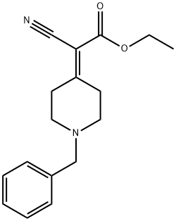 에틸2-(1-벤질-4-피페리디닐리덴)-2-시아노아세테이트