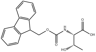 FMOC-L-ALLO-トレオニン 化学構造式