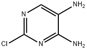 2-クロロ-4,5-ジアミノピリミジン 化学構造式