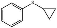シクロプロピル フェニル スルフィド 化学構造式