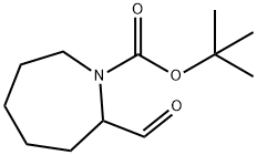 2-甲酰基氮杂环庚烷-1-甲酸叔丁酯,146337-41-9,结构式