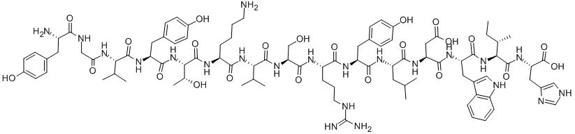 TYR-GLY-VAL-TYR-THR-LYS-VAL-SER-ARG-TYR-LEU-ASP-TRP-ILE-HIS, 146340-20-7, 结构式