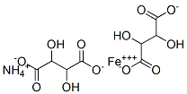 ammonium iron tartrate Structure