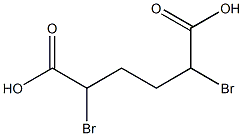 (+)-2,5-Dibromohexanedioic acid,14635-99-5,结构式
