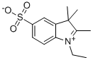 1-Ethyl-2,3,3-Trimethyl-Indoleninium-5-Sulfonate Struktur