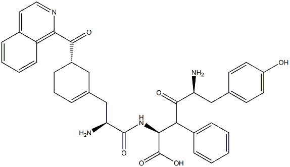 H-TYR-TIC-PHE-PHE-OH Structure