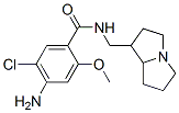 N-(exo-(hexahydro-1H-pyrrolizine-1-yl)methyl)-2-methoxy-4-amino-5-chlorobenzamide Struktur