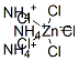 triammonium pentachlorozincate(3-) 化学構造式