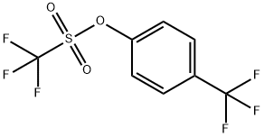 トリフルオロメタンスルホン酸4-(トリフルオロメチル)フェニル 化学構造式